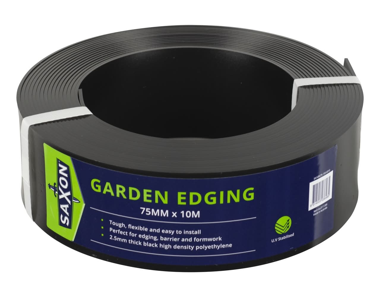Saxon 75mm x 10m Black Garden Edge - 10m