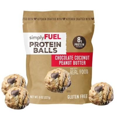 simplyFUEL Gluten Free Protein Balls, Chocolate Coconut Peanut Butter (8 oz)