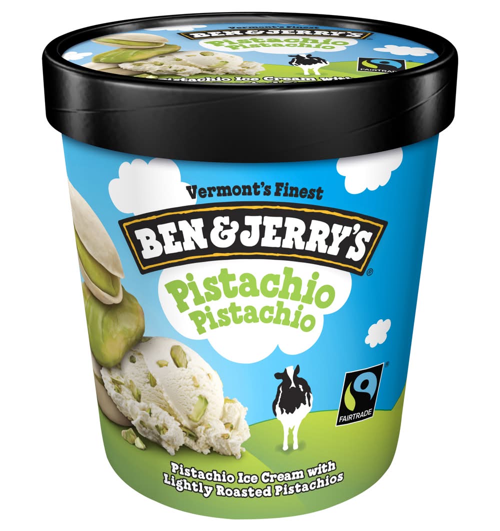 Ben & Jerry's Ice Cream, Pistachio (1 pint)