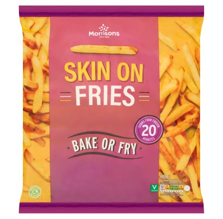 Morrisons Skin on Fries (600g)
