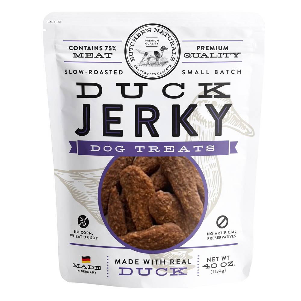 Butcher's Naturals Jerky Dog Treats (40 oz) (duck)