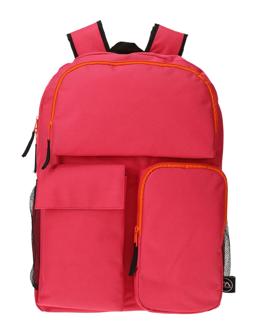 Multi-Pocket Backpack 17in Pink