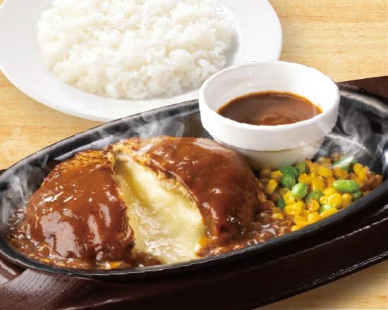 チーズINハンバーグ弁当 Cheese IN Hamburg Steak Bento