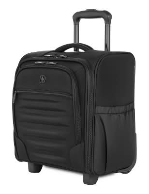 SwissGear Checklite Underseater Carry on Suitcase, Black