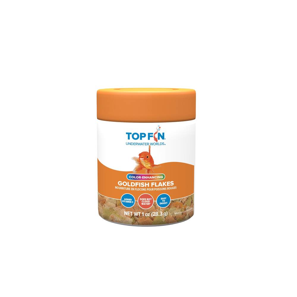 Top Fin Color Enhancing Goldfish Flakes (1 oz)