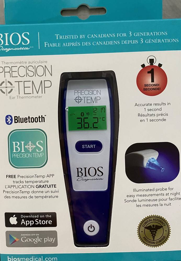 Privbrand6 Bios Thermometer Ear Bluetooth 1 un (140 g)