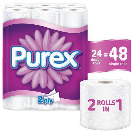 Purex Soft & Thick Toilet Paper (24 ct)