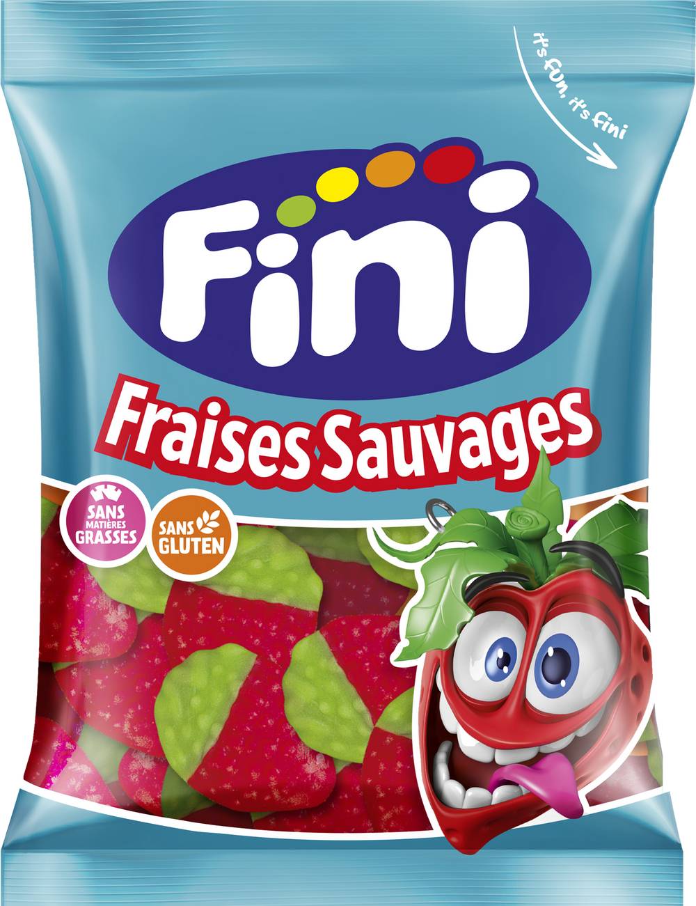 Fini - Fraise sauvage lisse halal (90g)