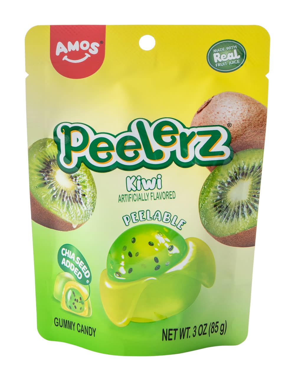 Peelerz Kiwi Gummy Candy 3oz Kiwi