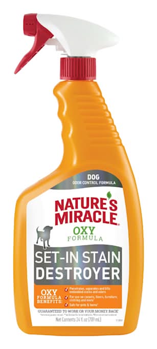 Nature's Miracle Set-In Stain Destroyer Dog With Oxy Formula, Orange (24 fl oz)