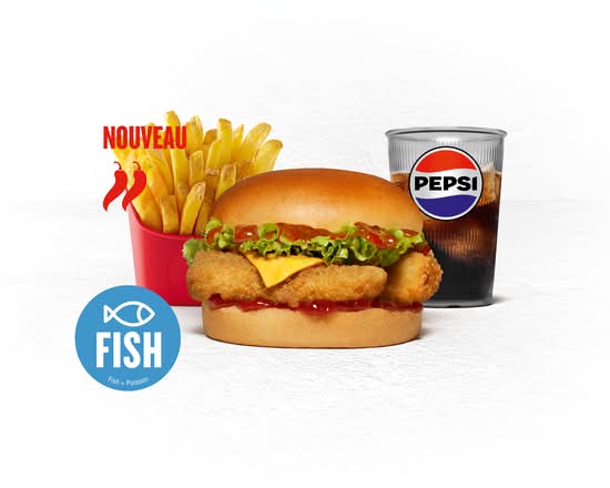 MENU CRISPY BURGER FISH SPICY