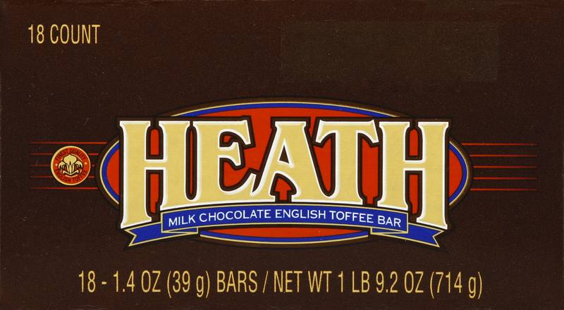 Heath Milk Chocolate English Toffee Bar (18 ct)