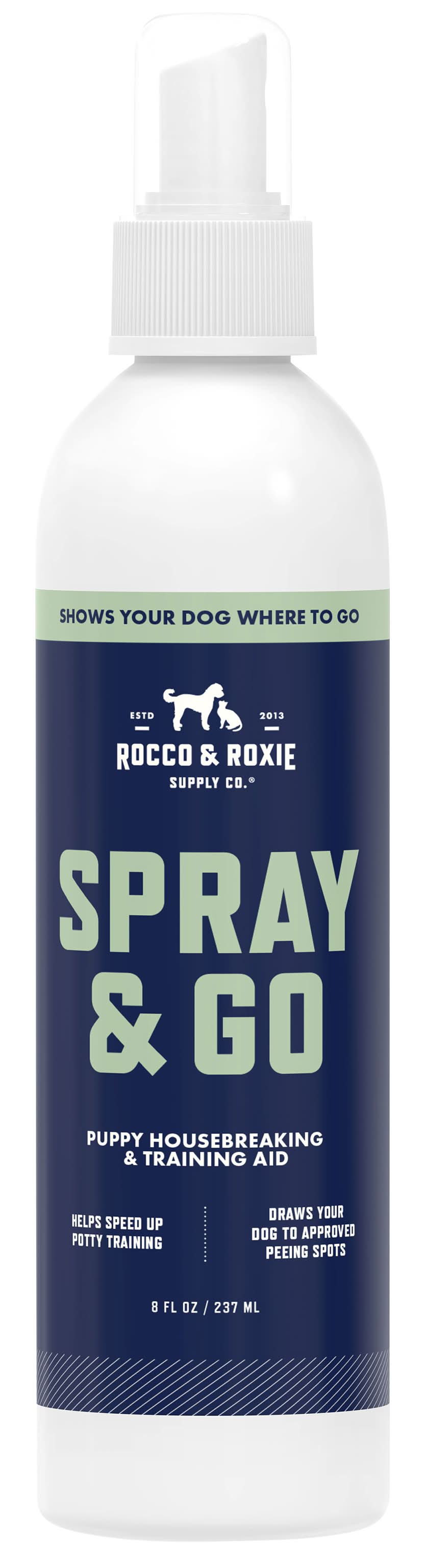 Rocco & Roxie Supply Co. Spray & Go Attractant Puppy Housebreaking & Training Aid (8 fl oz)