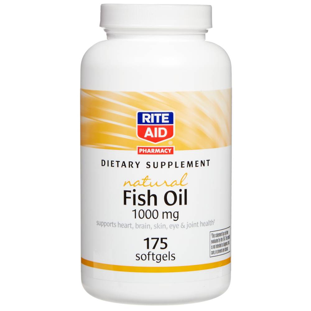 Rite Aid Fish Oil 1000 mg Softgels (175 ct)