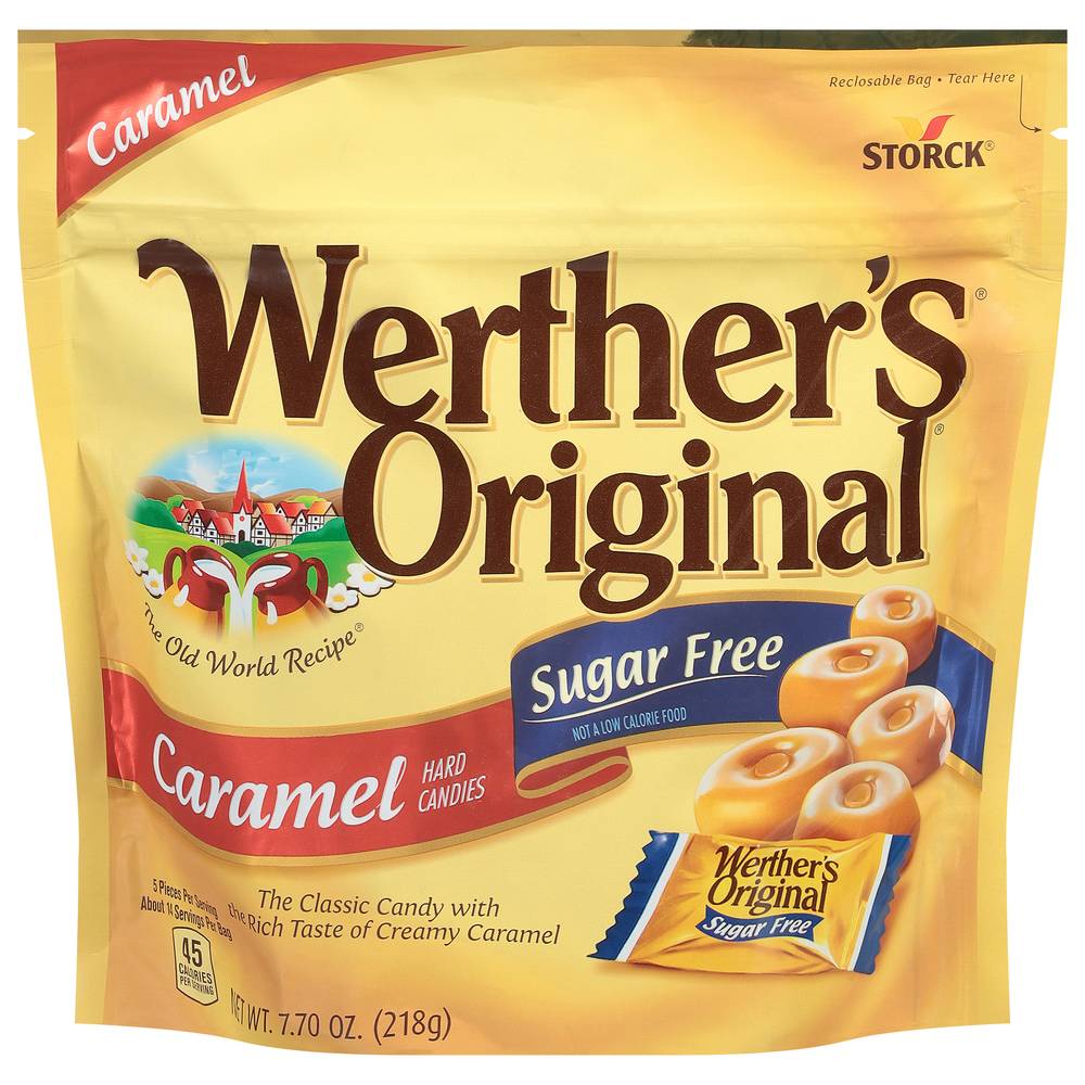 Werther's Original Hard Sugar Free Caramel Candies (7.7 oz)