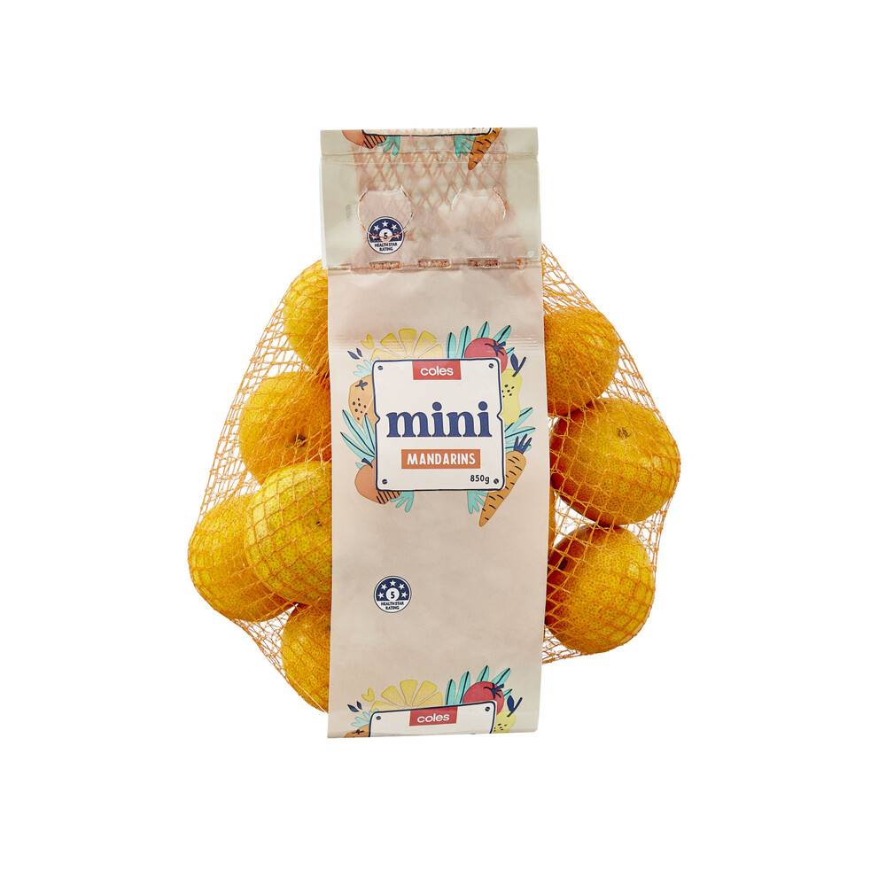 Coles Mini Pack Mandarins 850g