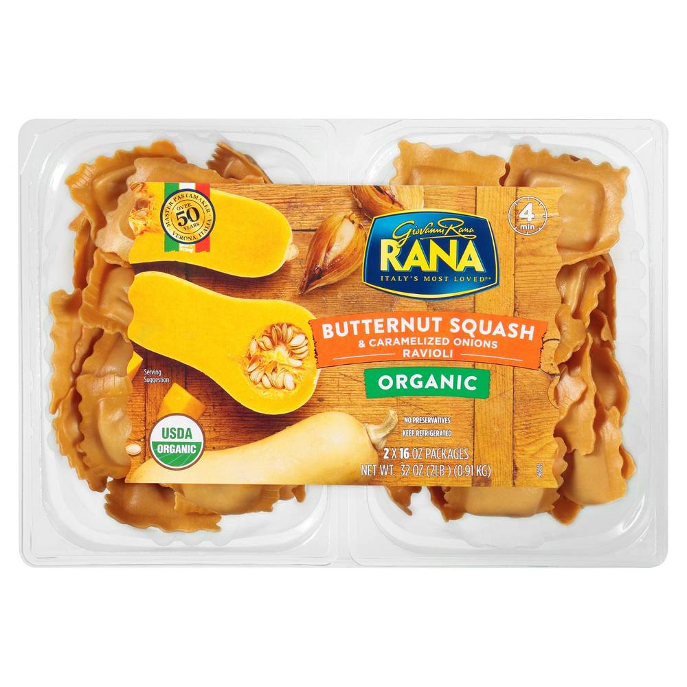 Organic Rana Ravioli Savory Butternut, 16 oz, 2-count