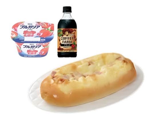 3点セット こんがりチーズのベーコンマヨネーズパン