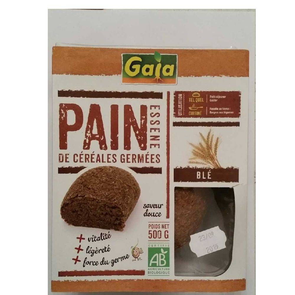 Gaia Herbs - Pain aux céréales de blé germé essène bio