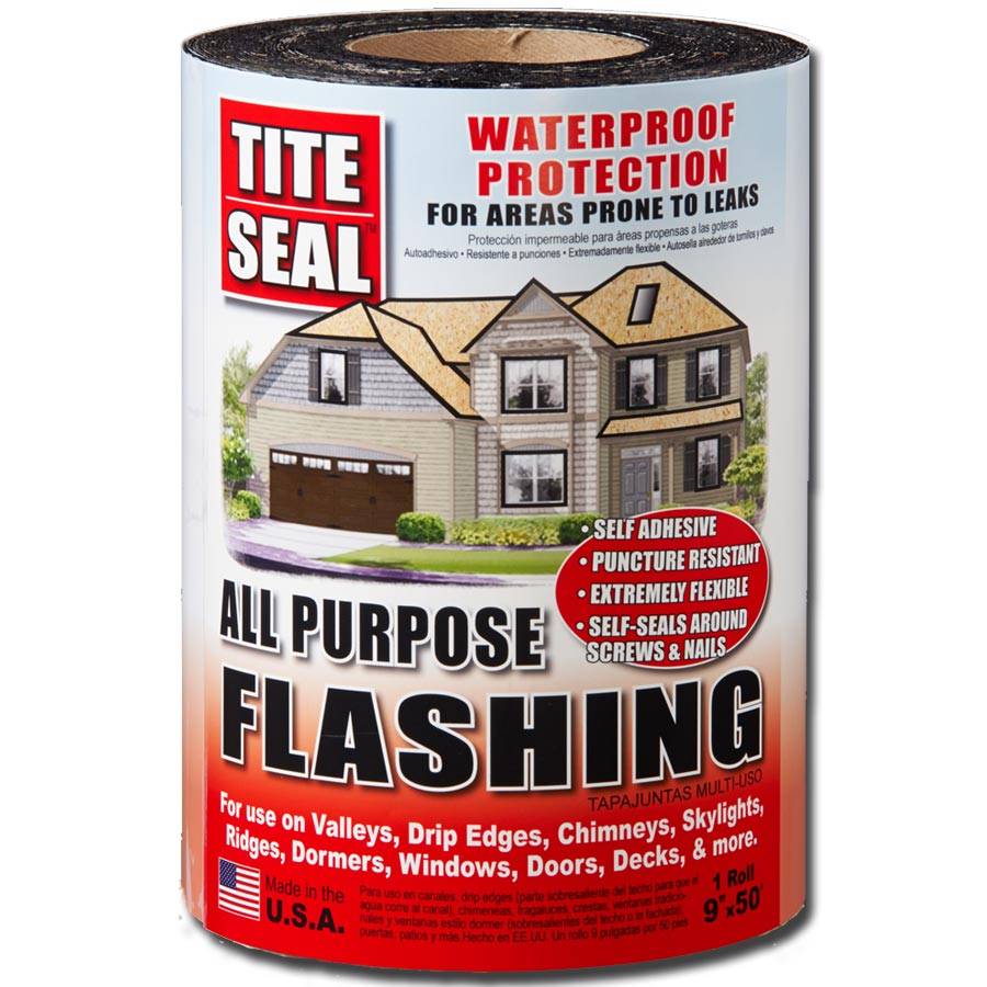 TITE-SEAL All Purpose Flashing 9-in x 50-ft Rubberized Asphalt Roll Flashing | TSAP950