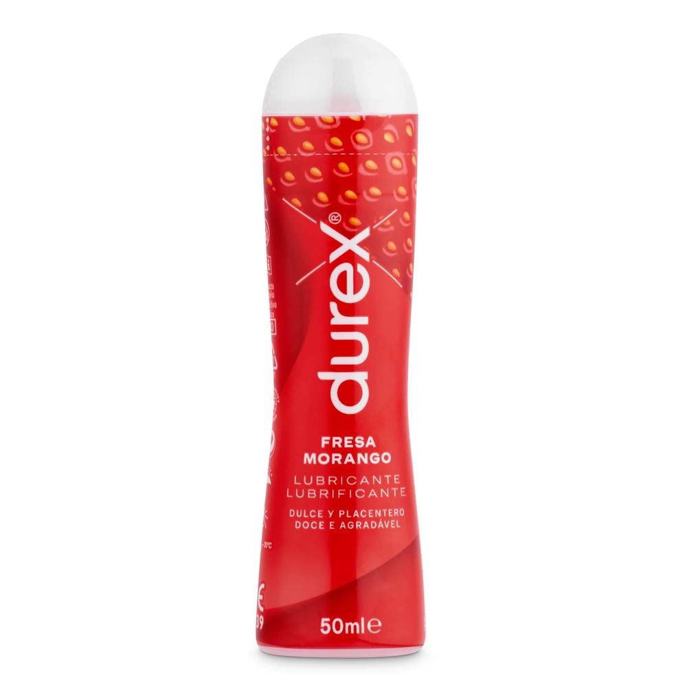 Lubricante Íntimo Fresa Pleasure Gel Durex Bote 50 Ml