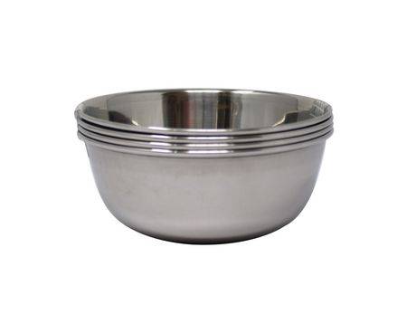 Mainstays Stainless steel, 4 - Pack Bowls