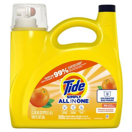 Tide Simply All in One Liquid Laundry Detergent (orange blossom)