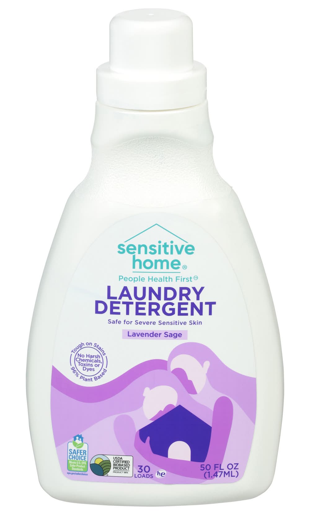 Sensitive Home He Lavender Sage Laundry Detergent (50 fl oz)