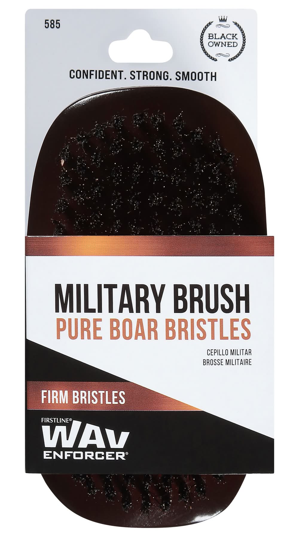 Wav Enforcer Boar Military Brush (1.1 oz)