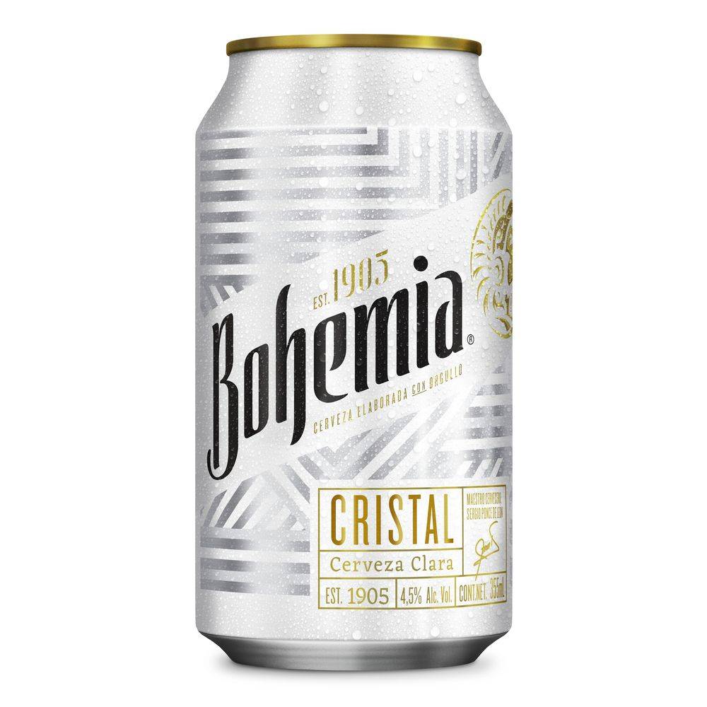 Bohemia · Cerveza clara cristal (355 ml)