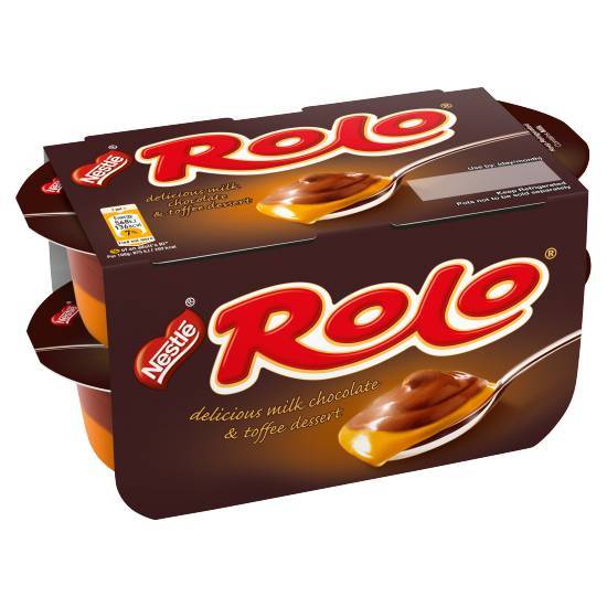 Nestlé Rolo Delicious Milk Chocolate & Toffee Dessert (4 ct)