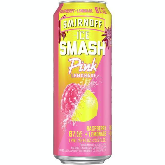 Smirnoff Ice Pink Beer (23.5 fl oz) (lemonade)