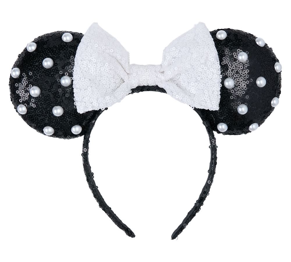 Disney Pearls Character Headband, Black/White
