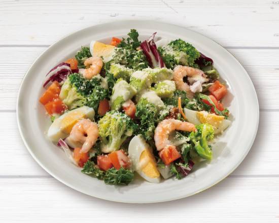 海老アボカドとケールのサラダ(L) Shrimp, Avocado and Kale Salad (L)