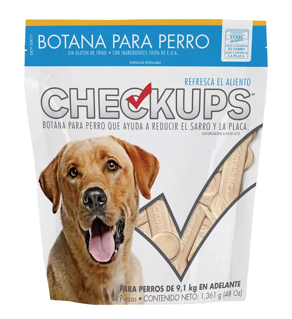 Checkups · Botana dental para perros (24 un)