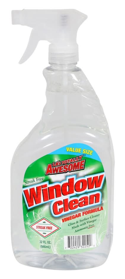 LA's Totally Awesome Streak Free Window Clean Glass & Multi-Surface Cleaner With Vinegar (32 fl oz)