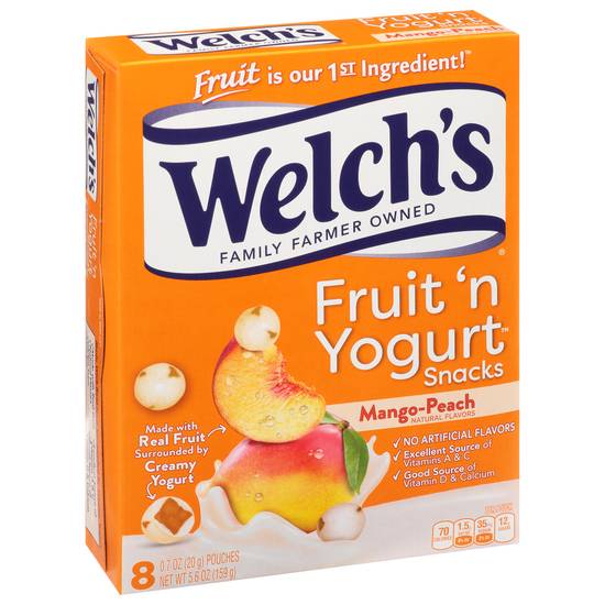 Welch's Mango-Peach Yogurt Snacks (8 ct)