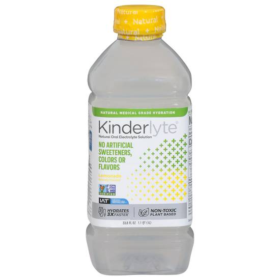 Kinderlyte Natural Oral Lemonade Electrolyte Solution (33.8 fl oz)