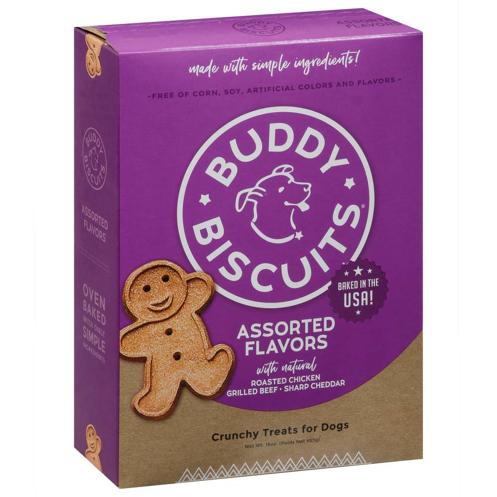 Buddy Biscuits Crunchy Assorted Flavors Dog Treats