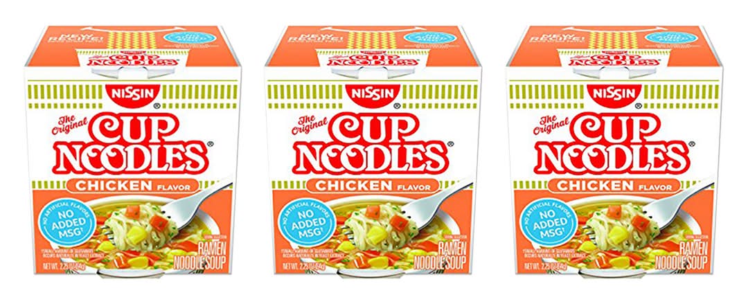 Nissin Chicken Flavor Ramen Noodle Soup Bundle