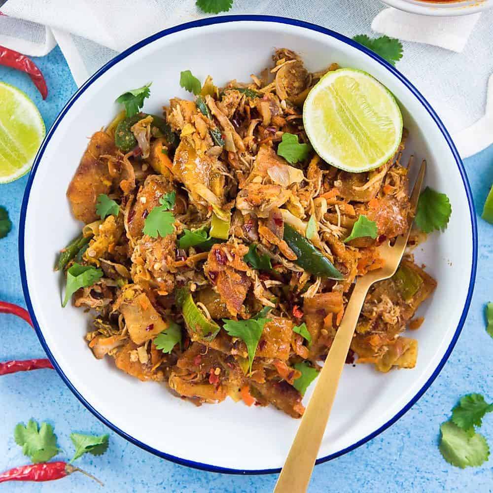 🥘🍗 Kothu Parotta Poulet