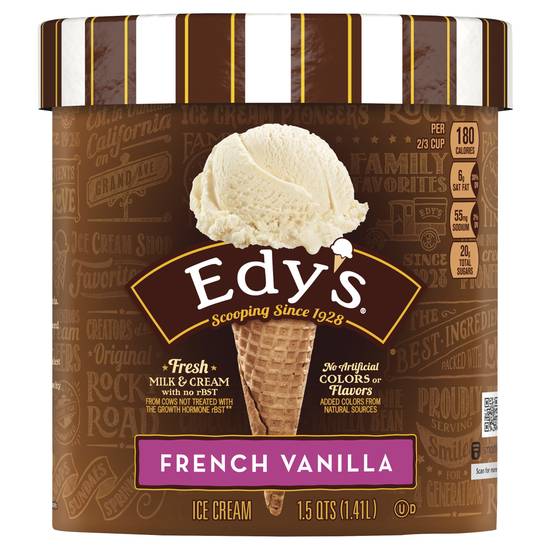 Edy's French Vanilla Ice Cream