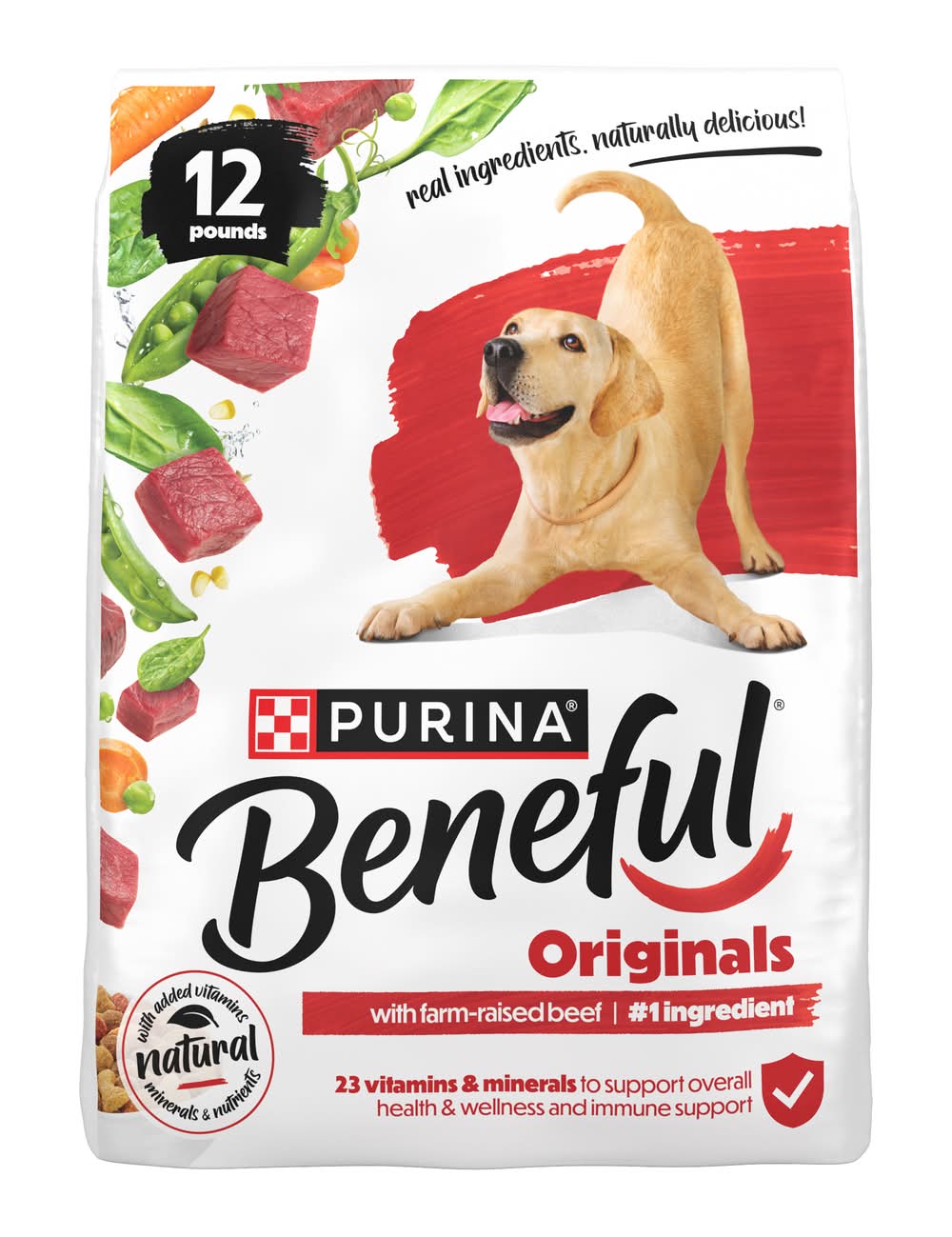 Purina Beneful Originals Beef Dog (12 lbs)