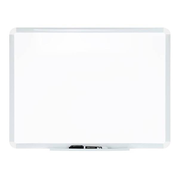 Office Depot Brand Non-Magnetic Melamine Dry-Erase Whiteboard, 18" X 24", Plastic Frame With White Finish