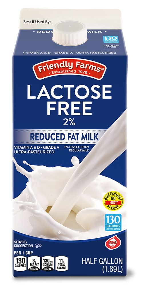 Friendly Farms 2% Lactose Free Milk