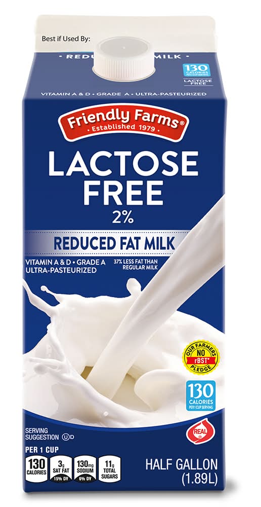 Friendly Farms 2% Lactose Free Milk
