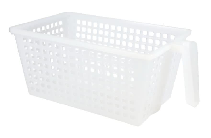 Essentials Plastic Slot Storage Basket with Handle, 1 ct.
