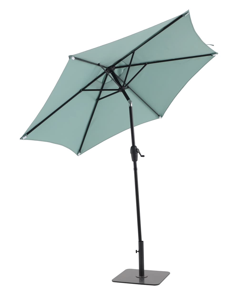 ace hardware patio umbrella with lights Living Accents Solar LED 9 ft. Tiltable Royal Blue Market Umbrella