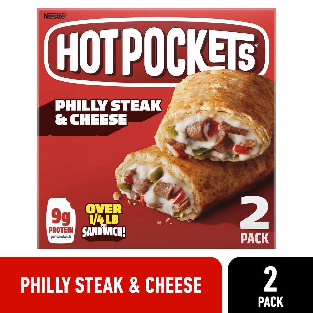 Hot Pockets Philly Steak & Cheese Seasoned Crust (9 oz, 2 ct)