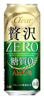 291631：クリアアサヒ 贅沢ゼロ 500ML缶 / Asahi, Clear Asahi, Zeitaku Zero (Zero-Carb), 500ML